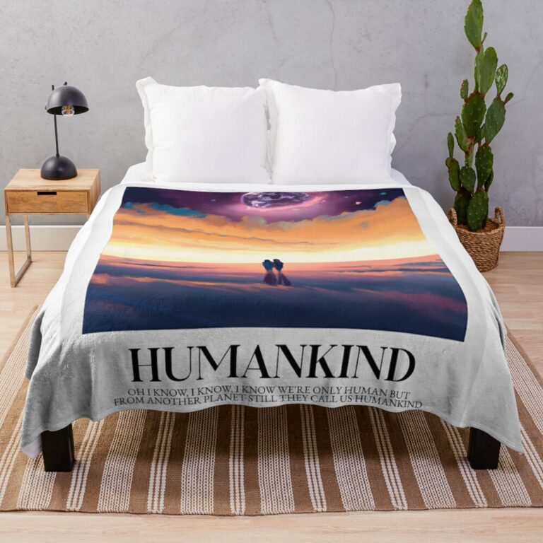 Coldplay Humankind Throw Blanket | Coldplay Merch